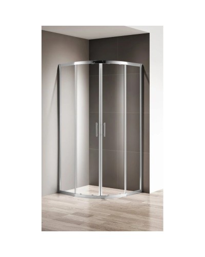 Душевой уголок 100,5х100,5 см Cezares MOMENTO-R-2-100-C-Cr прозрачное