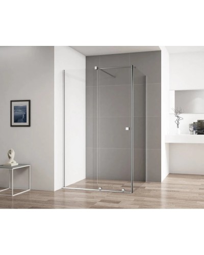 Душевой уголок 102,5х100,5 см Cezares STREAM-AH-1-100/100-C-Cr прозрачное