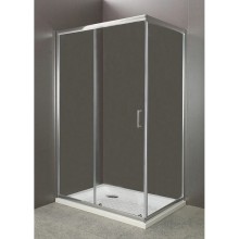 Душевой уголок 100х80 см BelBagno UNO-AH-1-100/80-C-Cr прозрачное