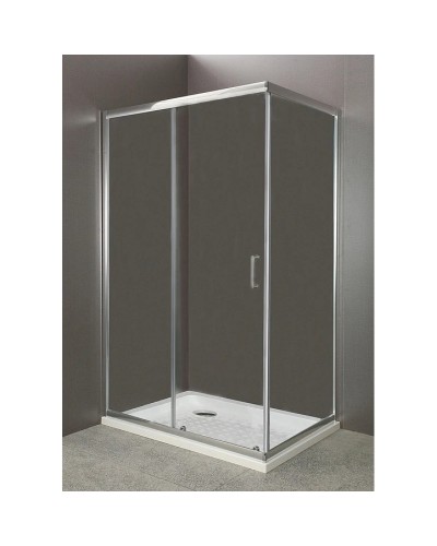 Душевой уголок 100х80 см BelBagno UNO-AH-1-100/80-C-Cr прозрачное
