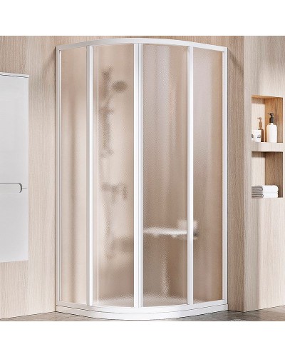Душевой уголок Ravak Supernova SKCP4-90 90x90 3117O102ZG профиль Белый стекло Grape