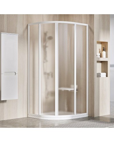 Душевой уголок Ravak Supernova SKCP4-90 90x90 3117O102ZG профиль Белый стекло Grape