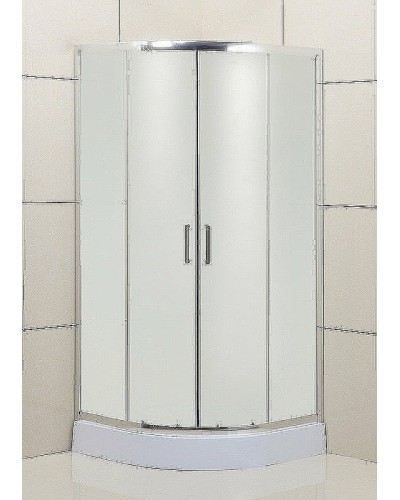 Душевой уголок BelBagno Uno 90х90 UNO-195-R-2-90-P-Cr профиль Хром стекло рифленое