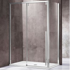 Душевой уголок Vincea Lugano 160х90 VSR-1L9016CL-1 профиль Хром стекло прозрачное