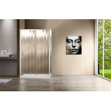 Душевой уголок Vincea Garda 160х100 VSR-1G1016CH профиль Хром стекло шиншилла
