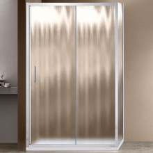 Душевой уголок Vincea Garda 160х80 VSR-1G8016CH профиль Хром стекло шиншилла