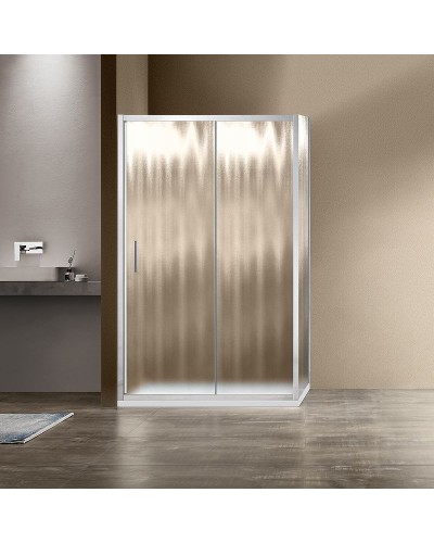 Душевой уголок Vincea Garda 160х80 VSR-1G8016CH профиль Хром стекло шиншилла