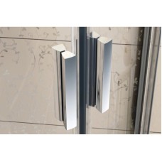 Душевой уголок 100х100 см Ravak Blix белый графит