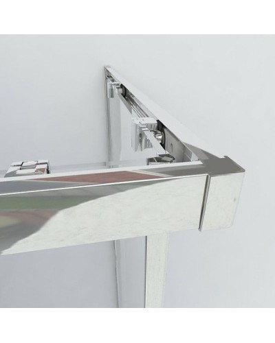 Душевой уголок Vincea Garda VSS-1G900CHB 90x90 профиль Черный стекло шиншилла