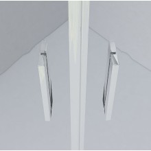 Душевой уголок Vincea Garda VSS-1G900CHB 90x90 профиль Черный стекло шиншилла