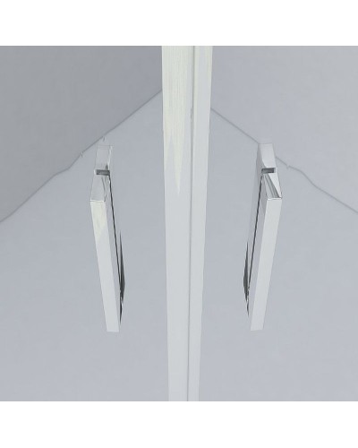 Душевой уголок Vincea Garda VSS-1G900CHB 90x90 профиль Черный стекло шиншилла