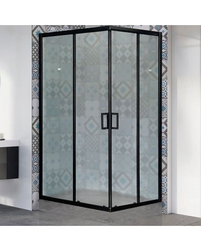 Душевой уголок Royal Bath HPD 120х90 RB9120HPD-C-BL профиль Черный стекло матовое