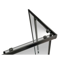 Душевой уголок Royal Bath HPD 110х80 RB8110HPD-C-BL профиль Черный стекло матовое