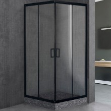 Душевой уголок Royal Bath HPD 110х90 RB9110HPD-T-BL профиль Черный стекло прозрачное