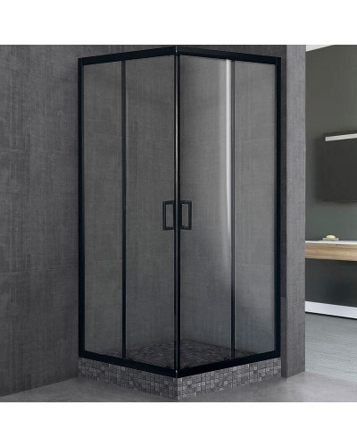 Душевой уголок Royal Bath HPD 110х90 RB9110HPD-T-BL профиль Черный стекло прозрачное