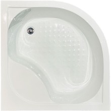 Душевой уголок Royal Bath ВК 100х100 RB100BK-T-BL профиль Черный стекло прозрачное