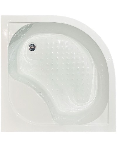 Душевой уголок Royal Bath ВК 100х100 RB100BK-C-BL профиль Черный стекло матовое