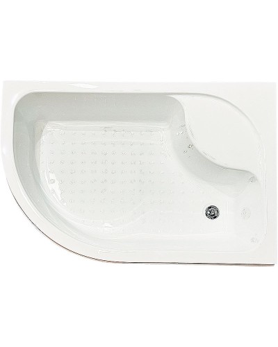 Душевой уголок Royal Bath ВК 120х80 RB8120BK-T-BL-R профиль Черный стекло прозрачное