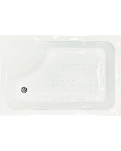 Душевой уголок Royal Bath BP 120х80 RB8120BP-T-BL-L профиль Черный стекло прозрачное