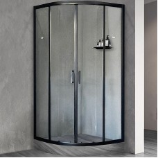 Душевой уголок Royal Bath HKD 90х90 RB90HKD-T-BL профиль Черный стекло прозрачное