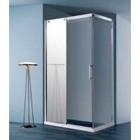 Душевой уголок 120х80 см Orans 1971L00 зеркальный/прозрачный