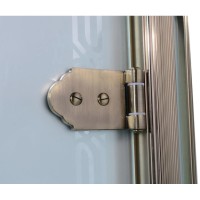 Душевой уголок 100х100 см Orans 1656B00 матовое с прозрачным узором