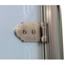 Душевой уголок 100х100 см Orans 1656B00 матовое с прозрачным узором