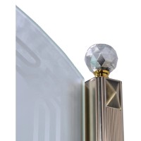 Душевой уголок 100х100 см Orans 1656B00 матовое с прозрачным узором