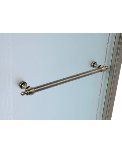 Душевой уголок 100х100 см Orans 1656B00 матовое с прозрачным узором