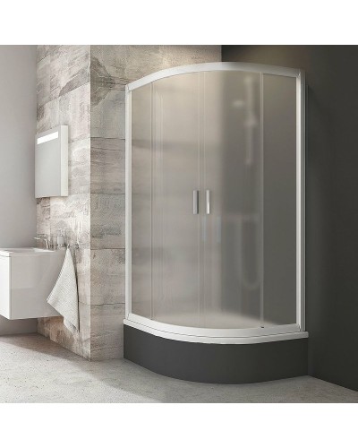 Душевой уголок Ravak Blix BLCP4-80 Sabina 80x80 3B240140ZG профиль Белый стекло Grape