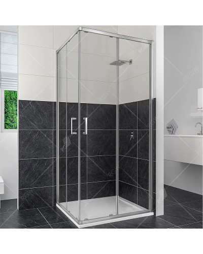 Душевой уголок RGW Classic CL-34 100х100 32093400-11 профиль Хром стекло прозрачное