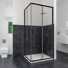 Душевой уголок RGW Classic CL-34B 90х90 32093499-14 профиль Черный стекло прозрачное