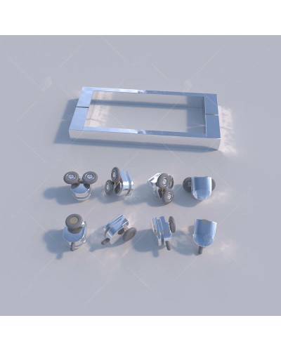 Душевой уголок RGW Classic CL-44 100х90 32094490-11 профиль Хром стекло прозрачное