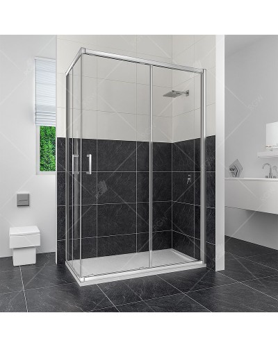 Душевой уголок RGW Classic CL-44 120х90 32094492-11 профиль Хром стекло прозрачное
