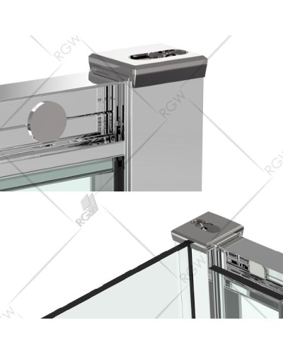 Душевой уголок RGW Classic CL-44 120х90 32094492-11 профиль Хром стекло прозрачное