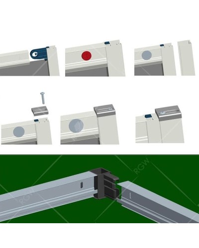 Душевой уголок RGW Classic CL-54 90х90 32095499-11 профиль Хром стекло прозрачное