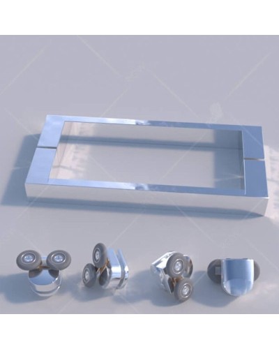 Душевой уголок RGW Classic CL-54 90х90 32095499-11 профиль Хром стекло прозрачное