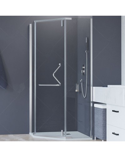 Душевой уголок RGW Hotel HO-081 100х100 350608100-11 профиль Хром стекло прозрачное