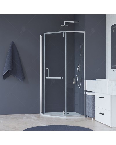 Душевой уголок RGW Hotel HO-084 100х100 350608400-11 профиль Хром стекло прозрачное