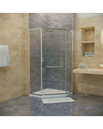 Душевой уголок RGW Hotel HO-084 100х100 350608400-11 профиль Хром стекло прозрачное