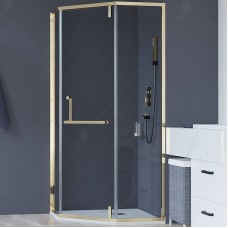 Душевой уголок RGW Hotel HO-084G 90х90 350608499-16 профиль Золото стекло прозрачное