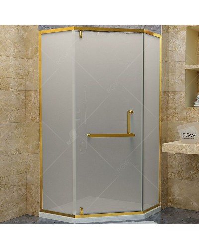 Душевой уголок RGW Hotel HO-084G 100х100 350608400-26 профиль Золото стекло матовое-сатинат