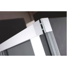 Душевой уголок Cezares Premier-Soft AH-1 140x100 IV профиль Хром стекло прозрачное