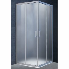 Душевой уголок Vincea Alpha 90x90 VSS-3AL900MT профиль Хром стекло текстурное