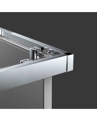 Душевой уголок Vincea Alpha 100x100 VSS-3AL100CL профиль Хром стекло прозрачное