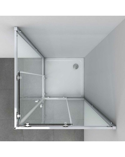 Душевой уголок Vincea Alpha 100x100 VSS-3AL100CL профиль Хром стекло прозрачное