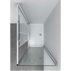 Душевой уголок Vincea Soft 130x100 VSR-3SO1013CL профиль Хром стекло прозрачное