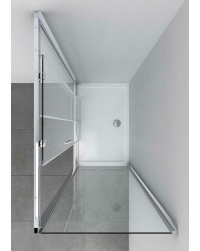 Душевой уголок Vincea Soft 130x100 VSR-3SO1013CL профиль Хром стекло прозрачное