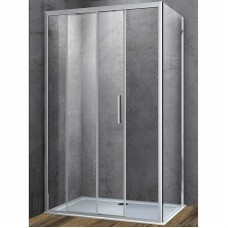 Душевой уголок Vincea Soft 140x100 VSR-3SO1014CL профиль Хром стекло прозрачное