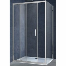 Душевой уголок Vincea Alpha 120x80 VSR-3AL8012CL профиль Хром стекло прозрачное